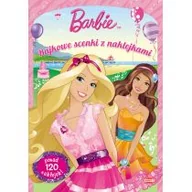 Książki edukacyjne - Barbie. Bajkowe scenki z naklejkami - miniaturka - grafika 1