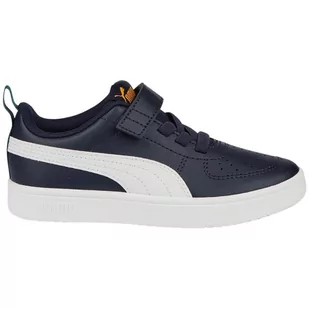Buty dla dzieci Puma Rickie AC PS granatowo-białe 385836 07 32 - Moda i Uroda OUTLET - miniaturka - grafika 1
