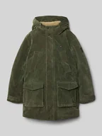 Kurtki i płaszcze dla chłopców - Parka o kroju regular fit z kapturem model ‘CORDUROY’ - miniaturka - grafika 1