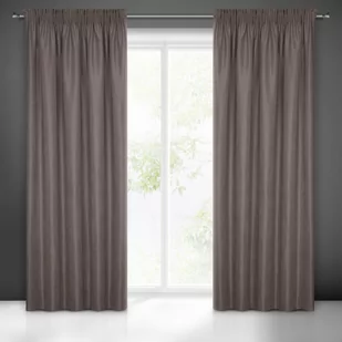 Zasłona Ada na taśmie 140x270 Grafitowa Eurofirany - Zasłony - miniaturka - grafika 1