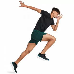 Męskie spodenki do biegania Under Armour Launch Elite 7'' Short - zielone - UNDER ARMOUR - Spodnie sportowe męskie - miniaturka - grafika 1