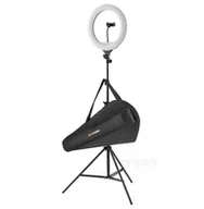 Inne akcesoria studyjne - Zestaw LED FreePower 30W RING SET lampa, statyw, pokrowiec - miniaturka - grafika 1