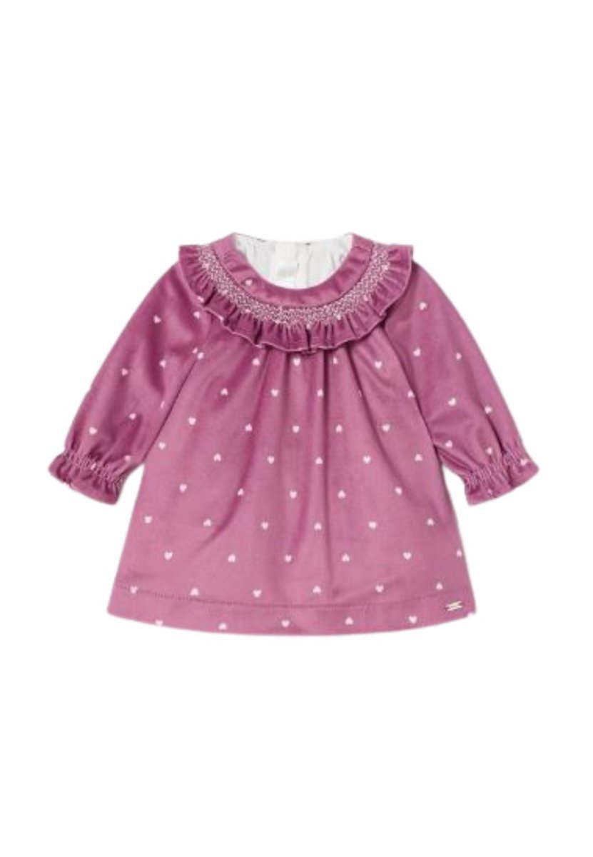 Vestito velluto neonata Bambina Mayoral 2840