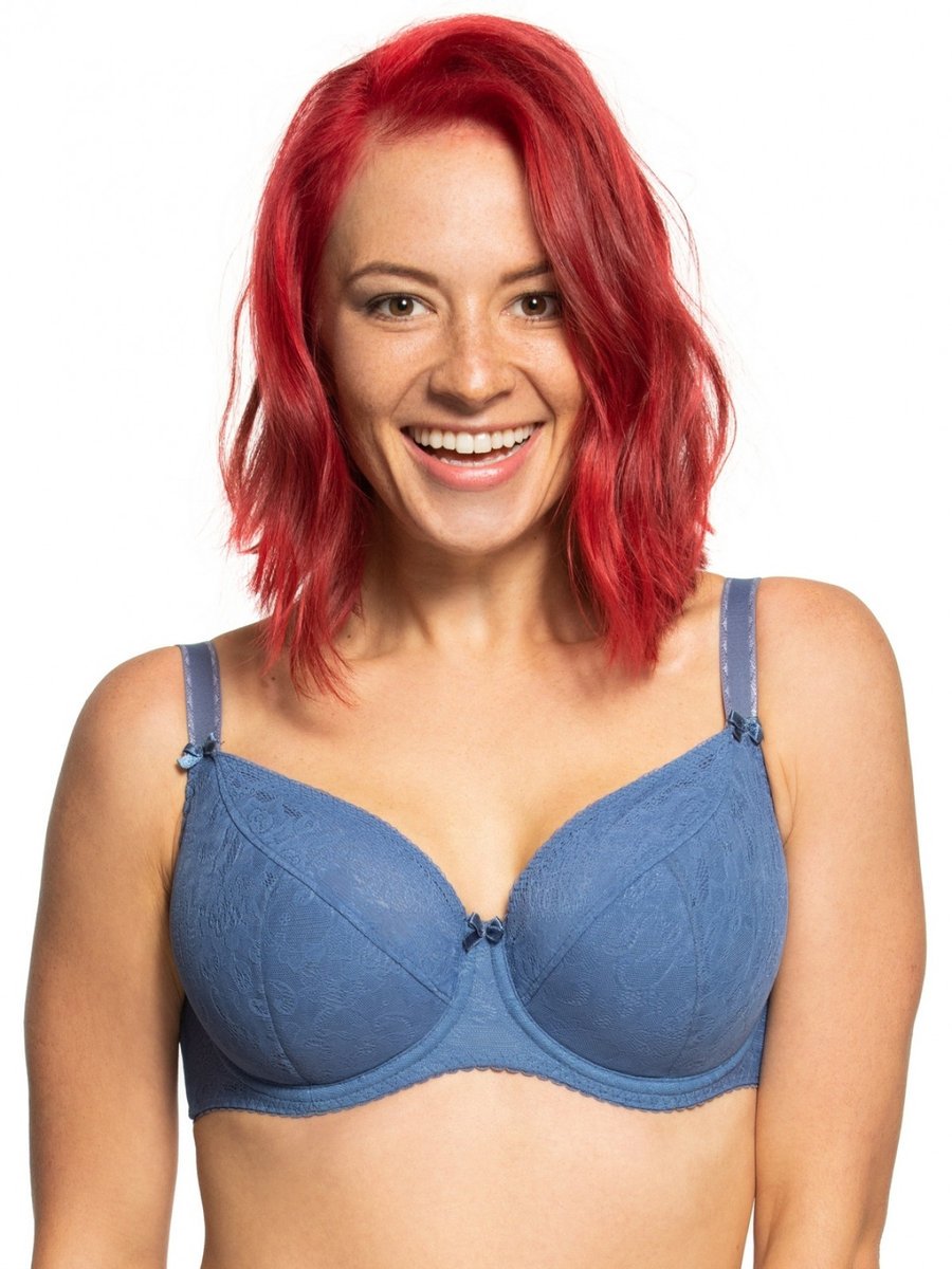 Biustonosz GAIA Semi-Soft Sandy 594 półusztywniany niebieski 80D