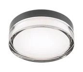 Lampy sufitowe - Redo 01-3733 - LED Plafon FRISBI LED/8W/230V IP44 czarny - miniaturka - grafika 1