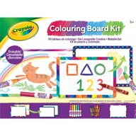 Zabawki kreatywne - Crayola: Tablica do rysowania z kredkami i markerami - miniaturka - grafika 1