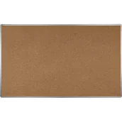 Tablice i flipcharty - ekoTAB Tablica tekstylna ekoTAB w aluminiowej ramie, 200x120 cm, brązowa 535127 - miniaturka - grafika 1