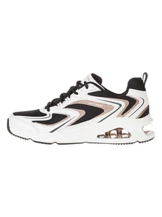 Skechers Sneakersy "Tres-Air Uno" w kolorze złoto-biało-czarnym - Trampki damskie - miniaturka - grafika 1