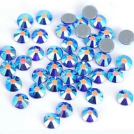 Ozdoby do paznokci - Cyrkonie do paznokci szklane ss10 sapphire ab 1440 szt paczka - miniaturka - grafika 1
