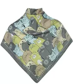 Apaszki i szaliki damskie - Chusta apaszka delikatna kolorowa barwne koty - miniaturka - grafika 1