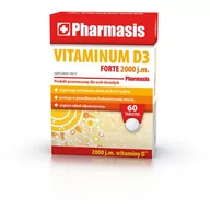 Witaminy i minerały - Pharmasis EKSPRES APTECZNY Vitaminum D3 Forte 2000 j.m. 60 tabletek - miniaturka - grafika 1