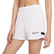 Spodnie sportowe damskie - Szorty Nike Dri-FIT Academy, Biały, Kobiety - miniaturka - grafika 1