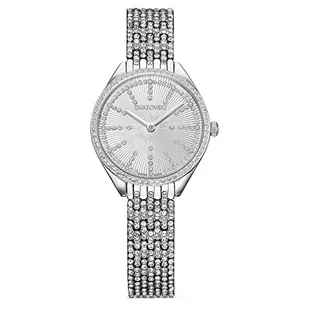 Zegarek Swarovski Zegarek Attract, Swiss Made, Metalowa bransoleta, Biały, Stal szlachetna - Zegarki damskie - miniaturka - grafika 1