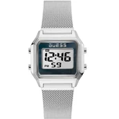 Zegarki damskie - Srebrny zegarek damski Guess Zoom z wyświetlaczem GW0343L1 - miniaturka - grafika 1