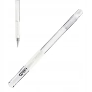 Grand Długopis żelowy GR-101 0.5mm biały 12szt