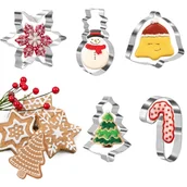 Formy do ciast - WYKRAWACZE FOREMKI DO CIASTEK PIERNIKÓW ŚWIĄTECZNE - miniaturka - grafika 1