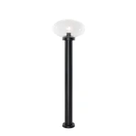 Lampy ogrodowe - QAZQA Nowoczesny słupek zewnętrzny czarny 100 cm - Elly - miniaturka - grafika 1