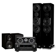 Kino domowe - Zestaw kina domowego 5.0: AVR-S970H + EL-8/EL-4/Vocal EL, Kolor: Biały - miniaturka - grafika 1