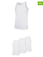 Koszulki męskie - Fila Podkoszulki (3 szt.) w kolorze białym - miniaturka - grafika 1