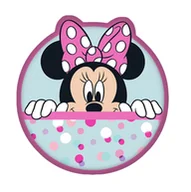 Kołdry i poduszki dla dzieci - Poduszka 35 cm Myszka Minnie miętowa różowa kształtka przytulanka - miniaturka - grafika 1