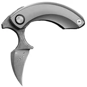 Noże - Nóż składany Bestech Knives Strelit - Damascus/Grey Titanium - miniaturka - grafika 1