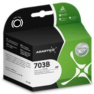 Asarto Tusz zamienny do HP 703 CD887AE Czarny 20 ml 730 Str AS-H703BK [7819555] - Tusze zamienniki - miniaturka - grafika 1