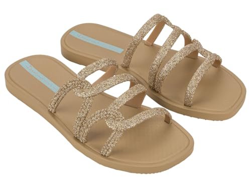 IPANEMA Solar Glow Slide AD, japonki damskie, brokat, 36 EU, Brokat, 36 EU