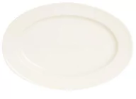 Miski i półmiski - PÓŁMISEK OWALNY CREMA 29 x20 cm PORCELANA KREM - miniaturka - grafika 1