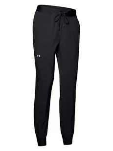 Under Armour Spodnie sportowe w kolorze czarnym - Spodnie sportowe damskie - miniaturka - grafika 1
