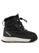 Buty dla dziewczynek - Viking Śniegowce 3-94605-277 Czarny - miniaturka - grafika 1