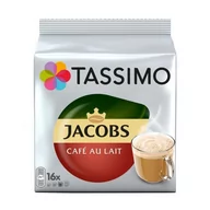 Kawa w kapsułkach i saszetkach - Kapsułki Tassimo Jacobs Cafe Au Lait 16 szt. - miniaturka - grafika 1