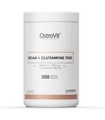 Aminokwasy - OstroVit Supreme Capsules BCAA + Glutamine 1100mg 300 kaps. - miniaturka - grafika 1
