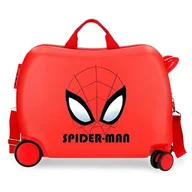 Walizki - Joumma Marvel Spiderman Authentic Walizka dziecięca czerwona 50 x 38 x 20 cm sztywne tworzywo ABS boczne zapięcie szyfrowe 38L 1,8 kg 2 koła bagaż ręczny, Czerwone, walizka dziecięca - miniaturka - grafika 1