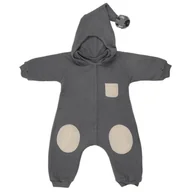 Kombinezony dla dzieci - Hi Little One kombinezon całoroczny z kapturem TOG 2,0 OverSize BOHO Iron roz L Pom Pom - miniaturka - grafika 1