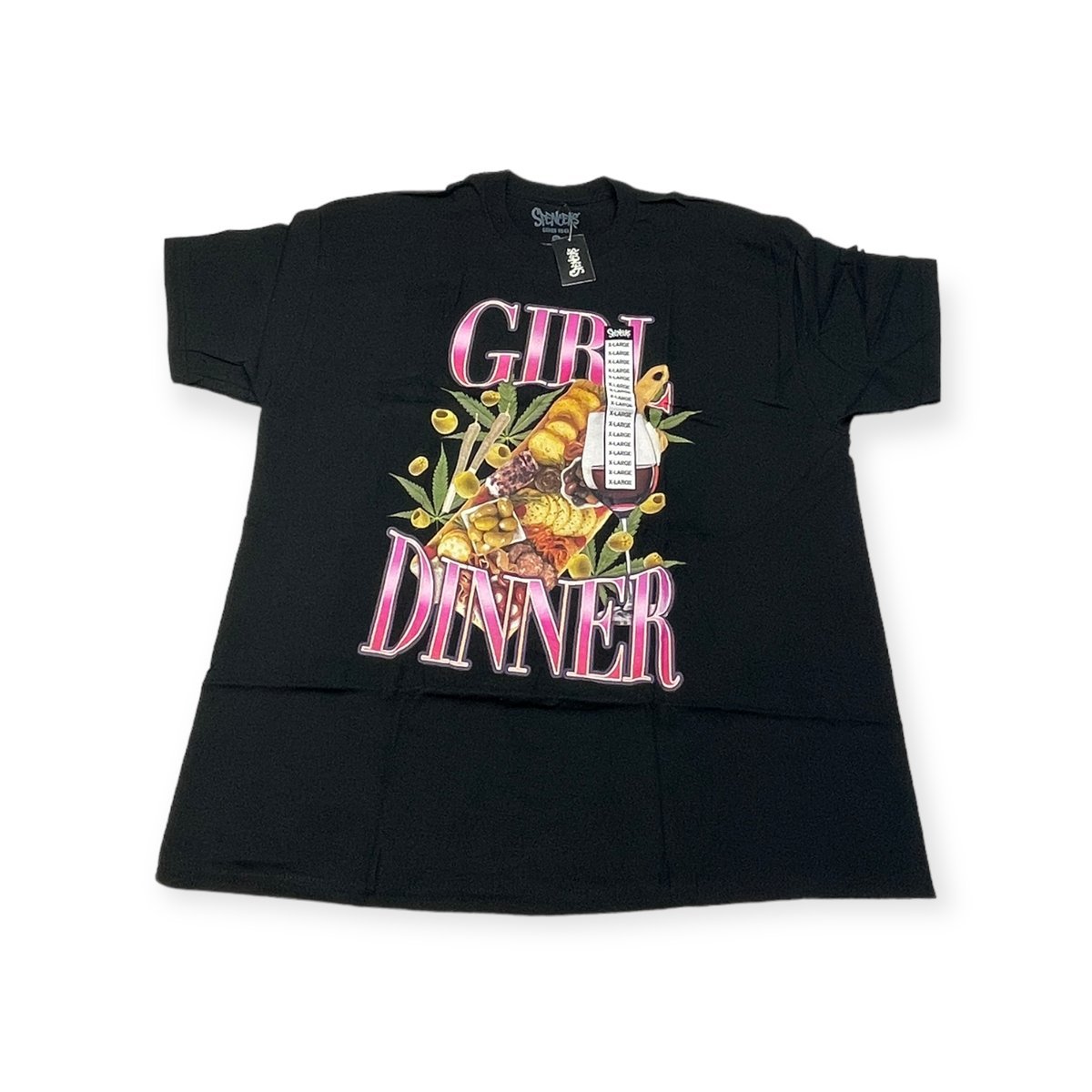 Koszulka T-shirt męski okrągły dekolt SPENCER'S NADRUK XL