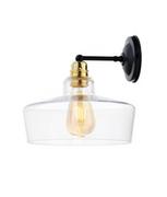 Lampy ścienne - Kaspa Kinkiet Longis III Gold 20881105 szklana oprawa ścienna w nowoczesnym stylu 20881105 - miniaturka - grafika 1