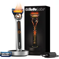 Maszynki do golenia i wkłady - Gillette maszynka do golenia męska GilletteLabs Heated zestaw startowy - miniaturka - grafika 1