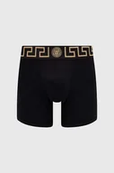 Majtki damskie - Versace bokserki męskie kolor czarny AU10028 1A10011 - miniaturka - grafika 1