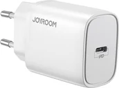 Ładowarki do telefonów - Joyroom 20W ładowarka ścienna USB PD zasilacz Fast Fast Charge Power Delivery 3.0 Quick Charge 4.0 + 18 W 3A kompatybilny ze smartfonem biały - miniaturka - grafika 1