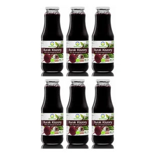 Bio Food Sok z buraka kiszonego NFC bezglutenowy Zgrzewka 6 x 1 l Bio - Soki i napoje niegazowane - miniaturka - grafika 1