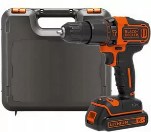 Black Decker BDCHD18K wkrętarka udarowa 18V - Wiertarki - miniaturka - grafika 1