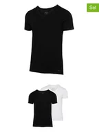 Koszulki męskie - Fila Koszulki (2 szt.) w kolorze czarnym i białym - miniaturka - grafika 1