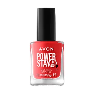 Avon Power Stay Supertrwały żelowy lakier do paznokci - Designer Red - 10ml - Lakiery do paznokci - miniaturka - grafika 1