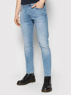 Jack&Jones Jeansy Glenn 12204334 Niebieski Slim Fit - Spodnie męskie - miniaturka - grafika 1