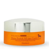Kremy do twarzy - Deoproce, Krem bogaty pielęgnacyjny Horse Enrich, 100g - miniaturka - grafika 1