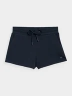 Spodenki męskie - 4F, Spodenki dresowe damskie, 4FSS23TSHOF175-31S, Granat, Rozmiar XL - miniaturka - grafika 1