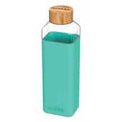 Shakery i bidony sportowe - QUOKKA Quokka Storm Butelka na wodę ze szkła 700 ml (Teal) 40024 - miniaturka - grafika 1