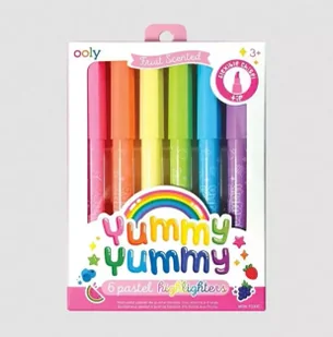 pachnące zakreślacze 6 kolorów yummy yummy - Flamastry - miniaturka - grafika 2