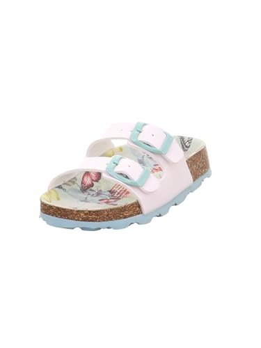 Superfit Dziewczęce kapcie, Biały, wielokolorowy 1150, 40 EU
