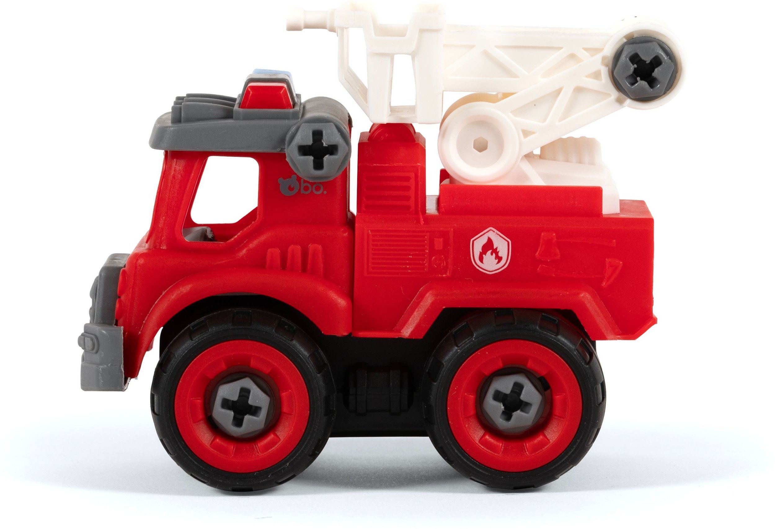 bo. DIY construction toy Fire trucks